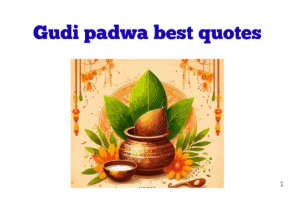 Gudi padwa best quotes