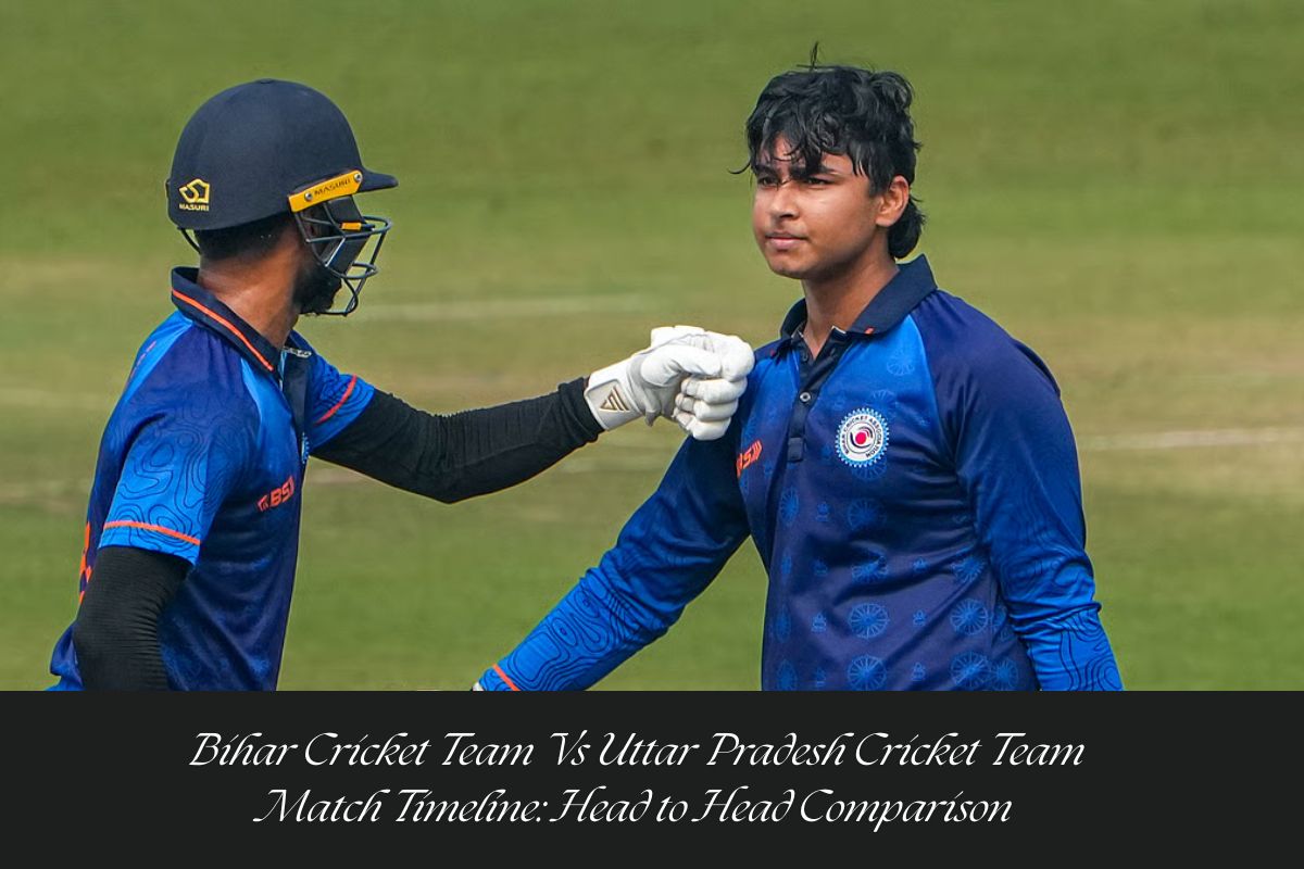 Bihar Cricket Team Vs Uttar Pradesh Cricket Team Match Timeline