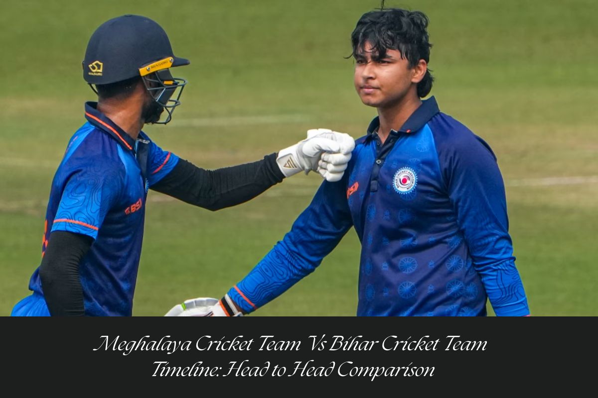 Meghalaya Cricket Team Vs Bihar Cricket Team Timeline